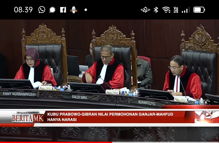 Anies & Ganjar Minta Diskualifikasi Kemenangan Prabowo di Sidang MK