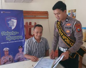Polantas Magetan Tak Bosan Tingkatkan Pelayanan Publik